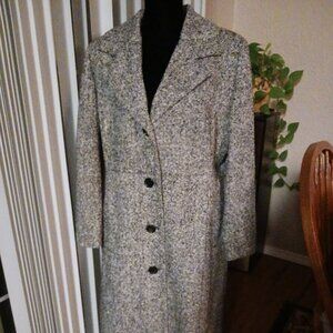 Ladies tweed dress coat